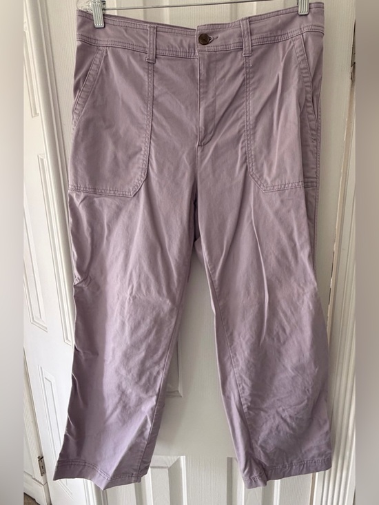 GAP Pants - GAP Lavender Girlfriend Khaki Pants